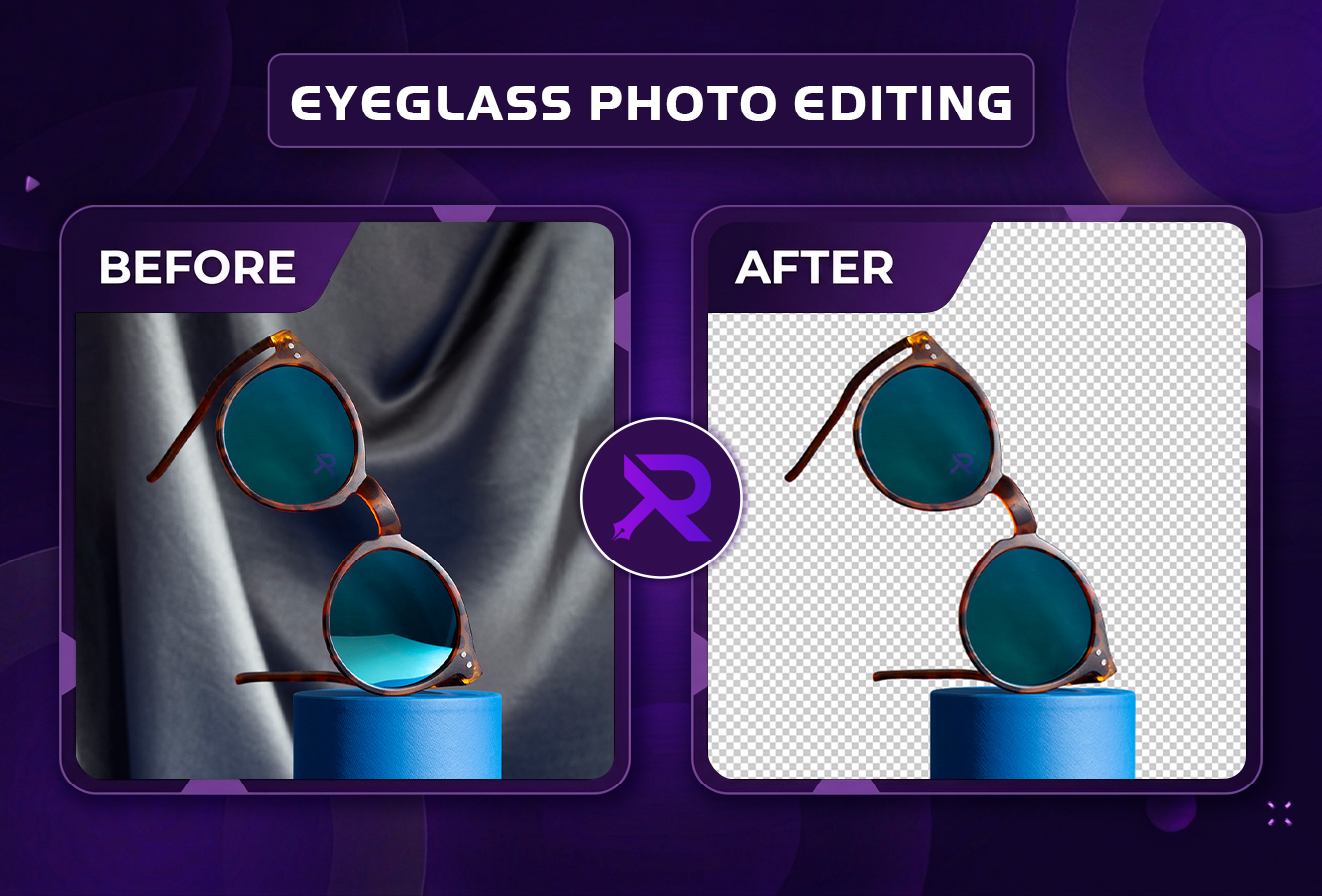 Eyeglass Photo Editing